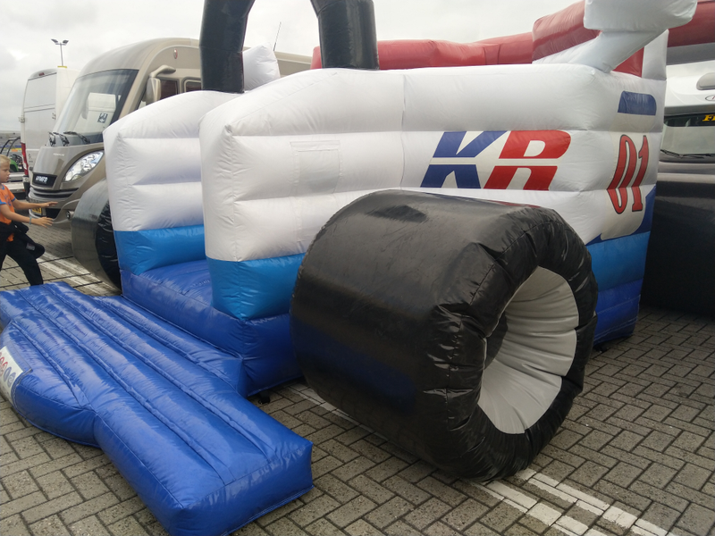 because bouncy race car thats why